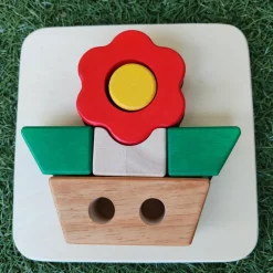 Puzzle à encastrer Fleur (6 pièces)