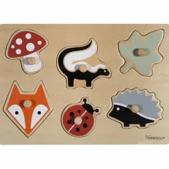 Puzzle à encastrer Forêt (7 pièces)