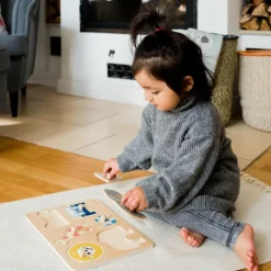 Puzzle à encastrer Safari (7 pièces)