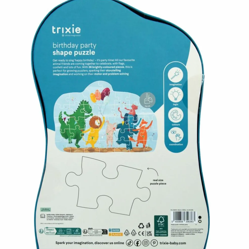 Puzzle à forme Fête d'anniversaire (36 pièces)