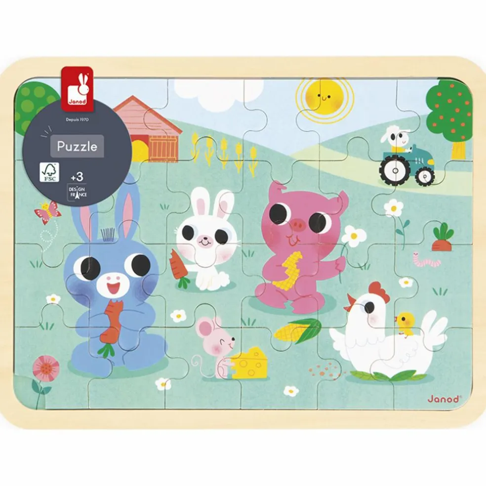 Puzzle A la ferme (24 pièces)