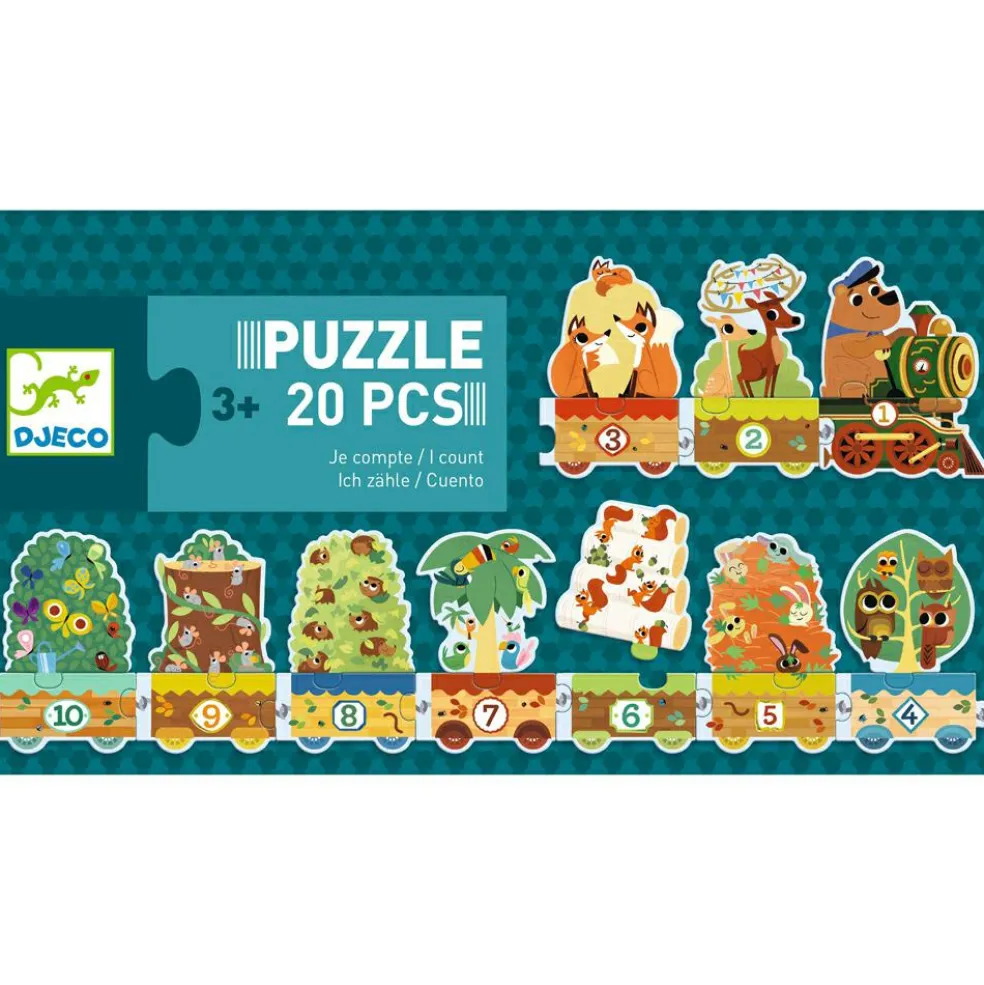 Puzzle duo-trio Je compte (20 pièces)