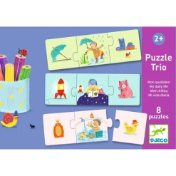 Puzzle duo-trio Mon quotidien (16 pièces)