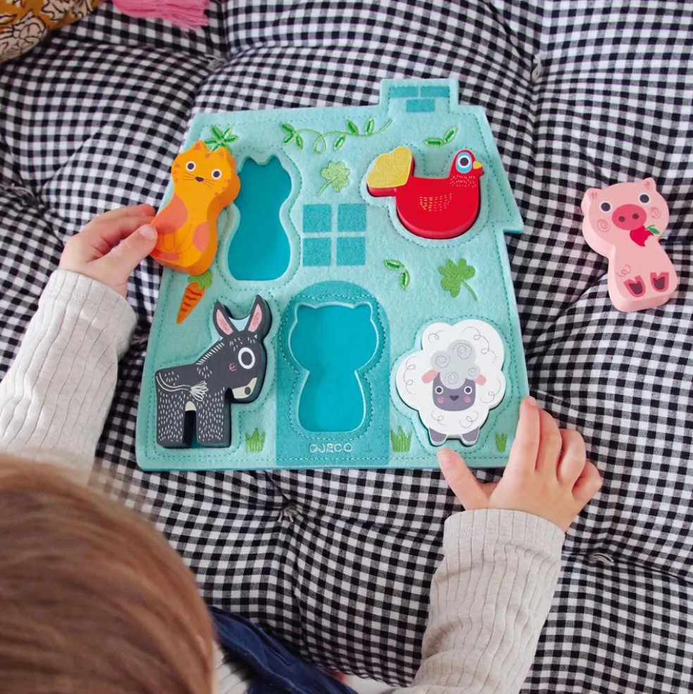 Puzzle en relief Mouki (6 pièces)