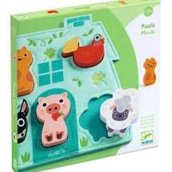Puzzle en relief Mouki (6 pièces)