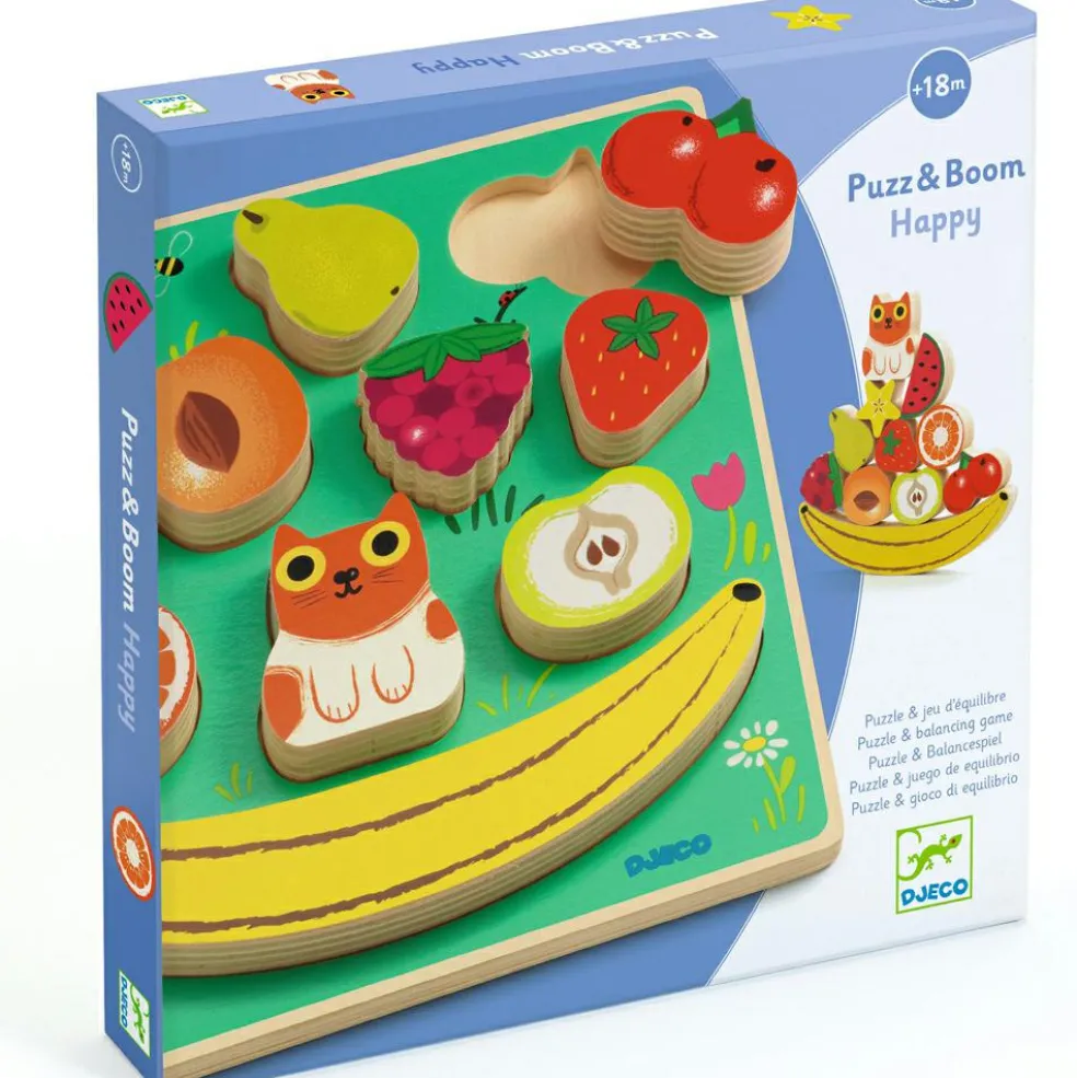 Puzzle en relief Puzz & Boom Happy (12 pièces)