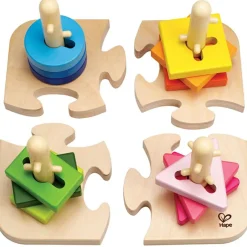 Puzzle et jeu à encastrer boutons créatifs
