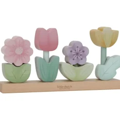 Puzzle fleurs à empiler en bois FSC Fairy Garden