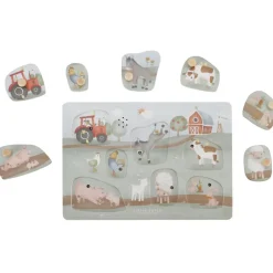 Puzzle sonore en bois Little Farm