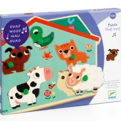 Puzzle sonore Ouaf Woof (5 pièces)