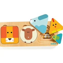 Puzzle superposable AnimaBasic (3 pièces)