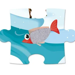 Puzzle tactile La vie sur la banquise (20 pièces)