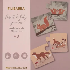 Puzzles Maman et ses bébés Animaux nordiques