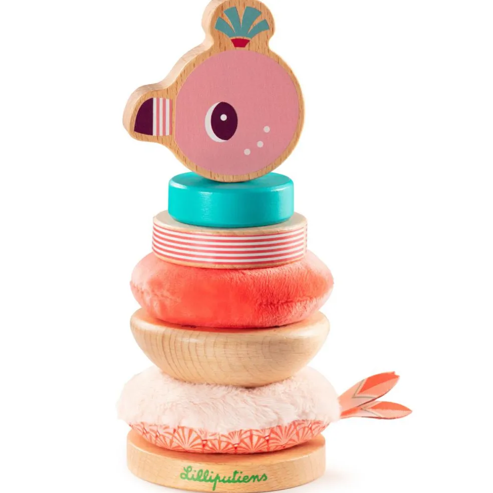 Pyramide à empiler Anaïs le flamant rose - Reconditionné