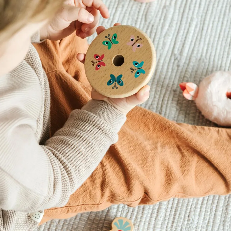 Pyramide à empiler Anaïs le flamant rose - Reconditionné