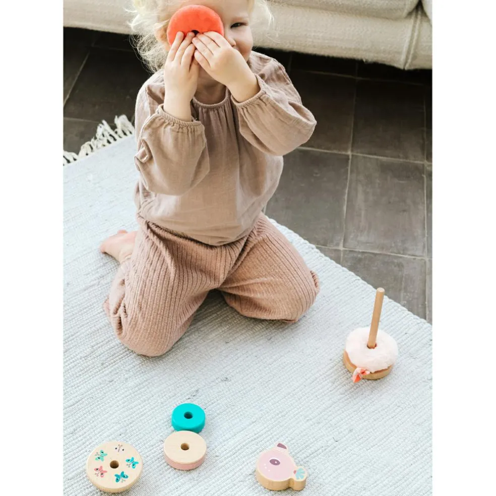 Pyramide à empiler Anaïs le flamant rose - Reconditionné