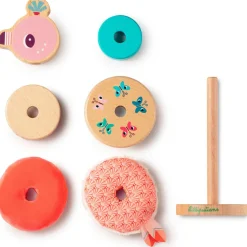 Pyramide à empiler Anaïs le flamant rose