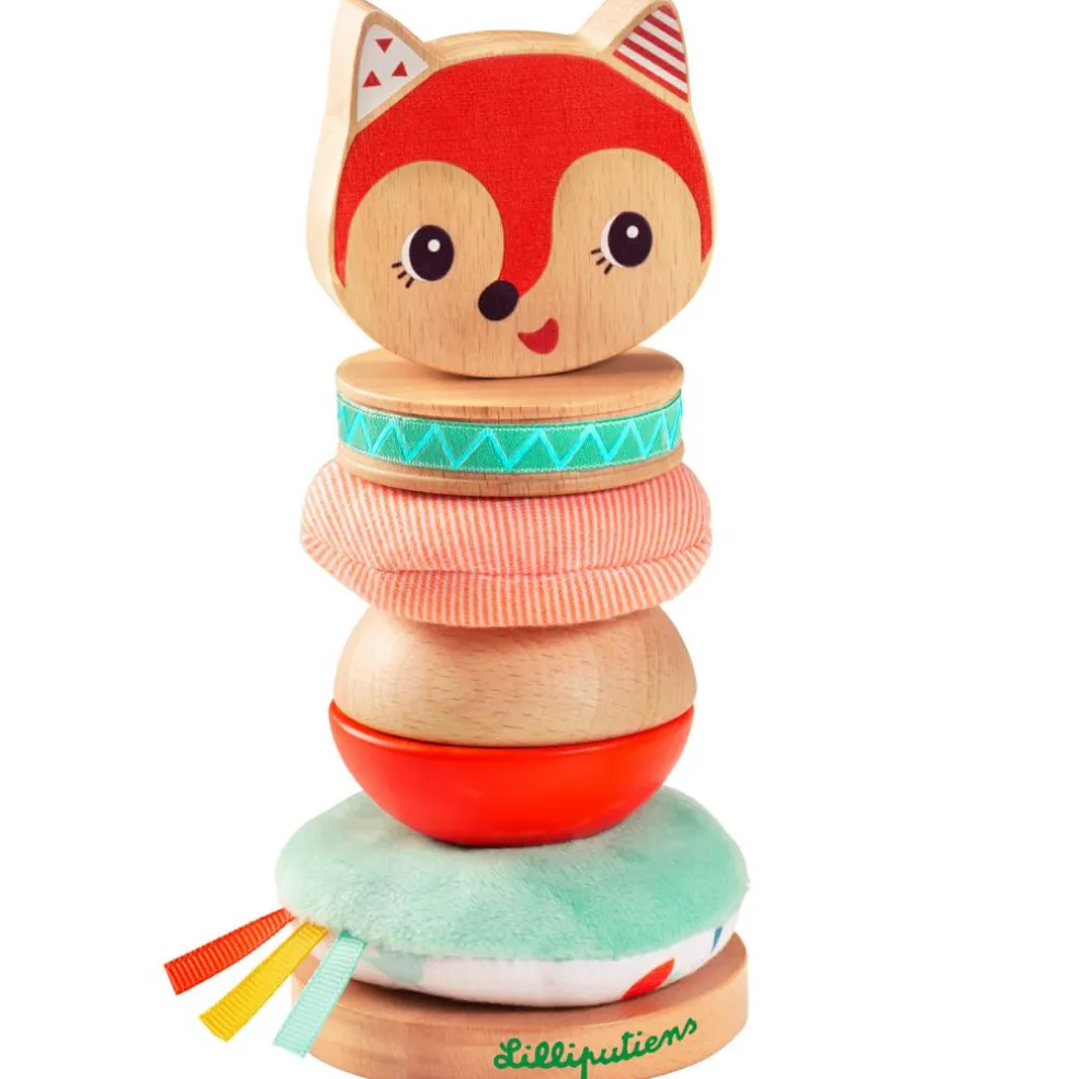 Pyramide en bois Alice la renarde