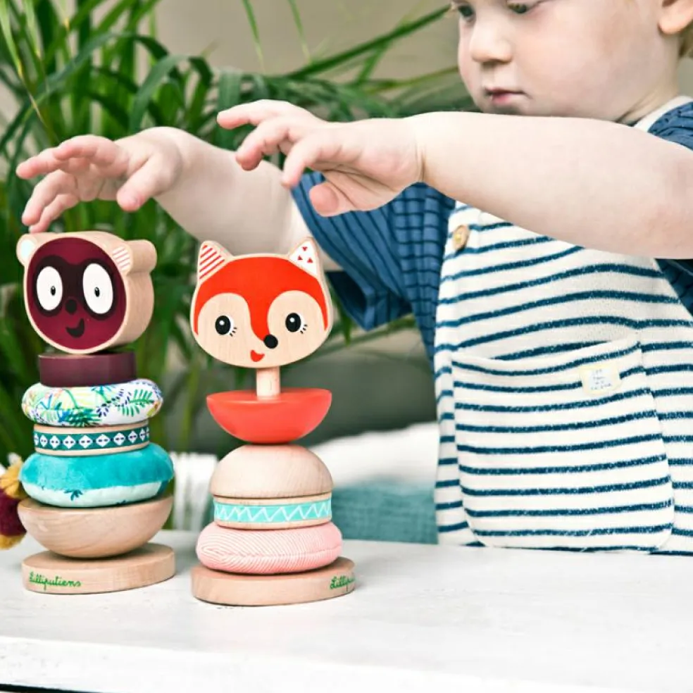 Pyramide en bois Alice la renarde