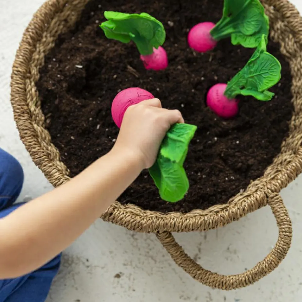 Ramona le radis en latex d'hévéa