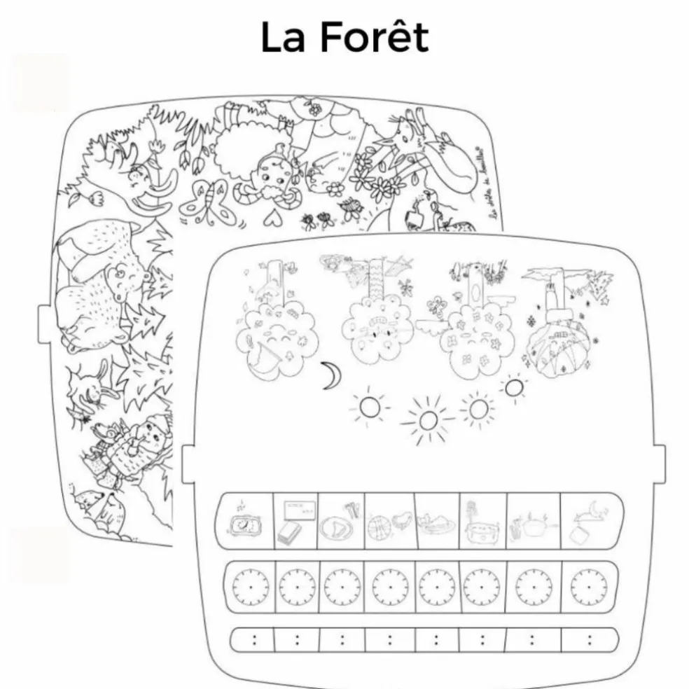 Recharge pour Coloritable Forêt (1 pièce)