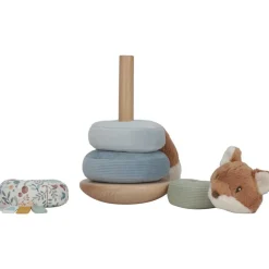 Renard à empiler doudou et bois FSC Forest Friends