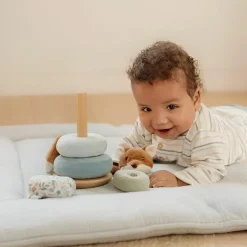 Renard à empiler doudou et bois FSC Forest Friends