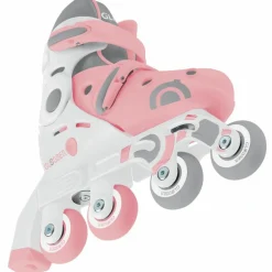Rollers Learning Skate évolutif 2 en 1 Pastel Rose (pointure 30-33)