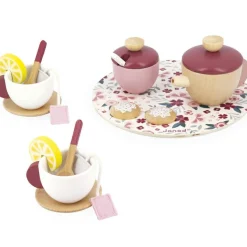 Service à thé en bois Twist