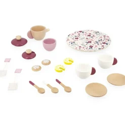 Service à thé en bois Twist