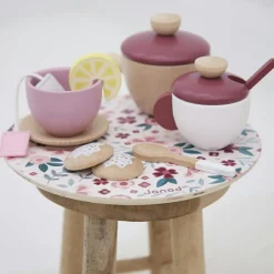 Service à thé en bois Twist