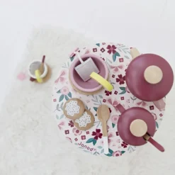 Service à thé en bois Twist