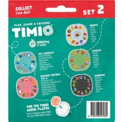 Set 2 de 5 disques pour lecteur éducatif d'audio et de musique