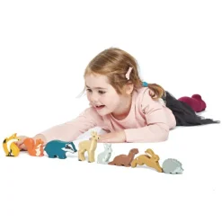 Set animaux en bois Forêt