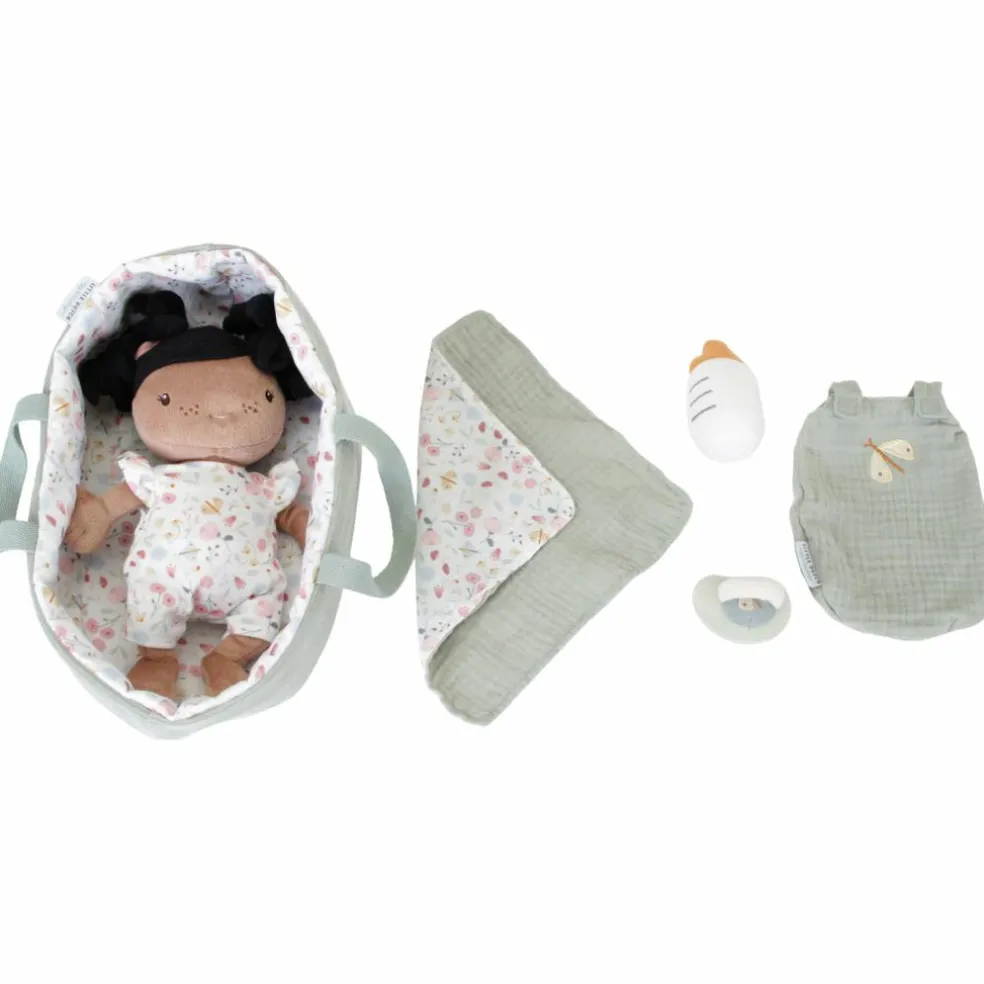 Set couffin et poupon bébé Evi