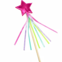 Set couronne et baguette Rose