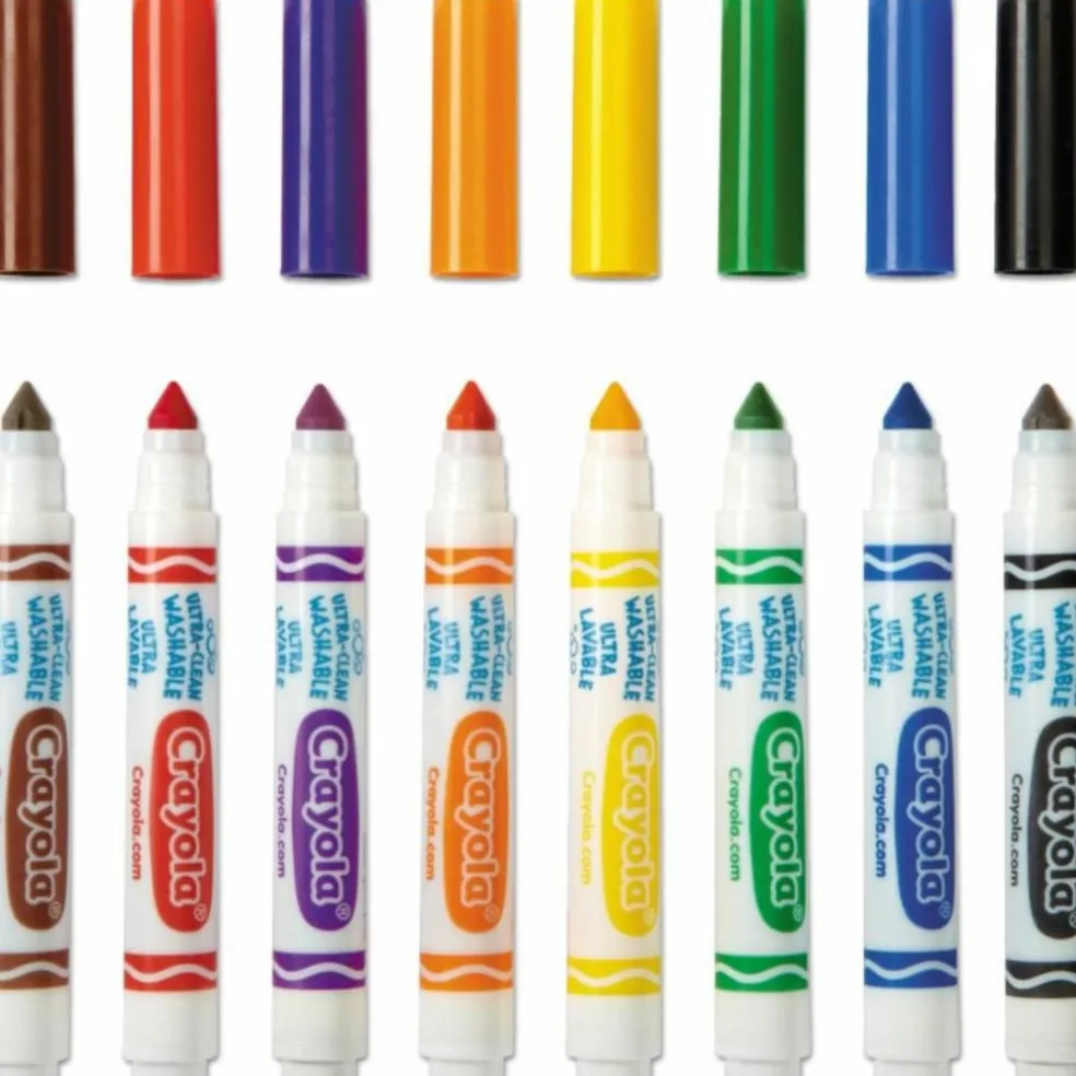 Set de 8 Feutres à l'eau Crayola pour Coloritable