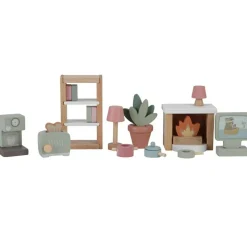 Set de 10 meubles pour maison de poupée