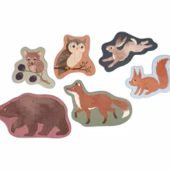 Set de 7 puzzles Animaux nordiques