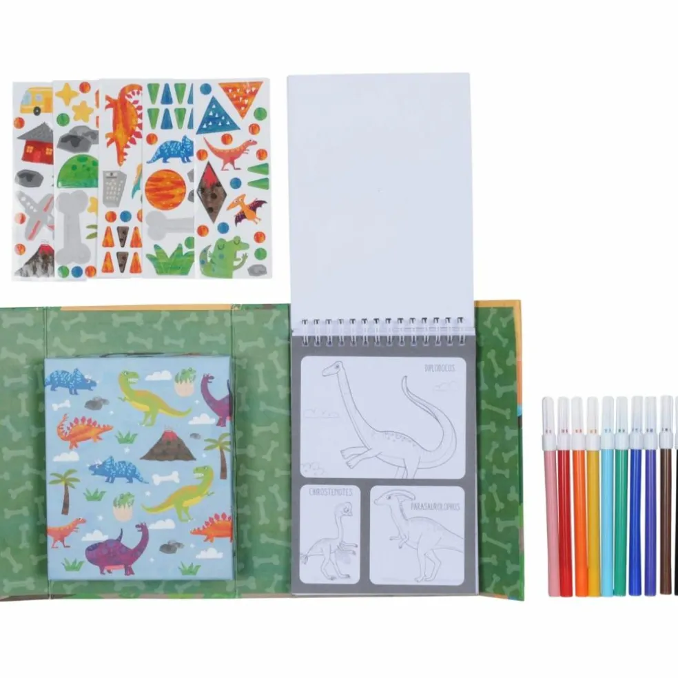 Set de coloriage dinosaure