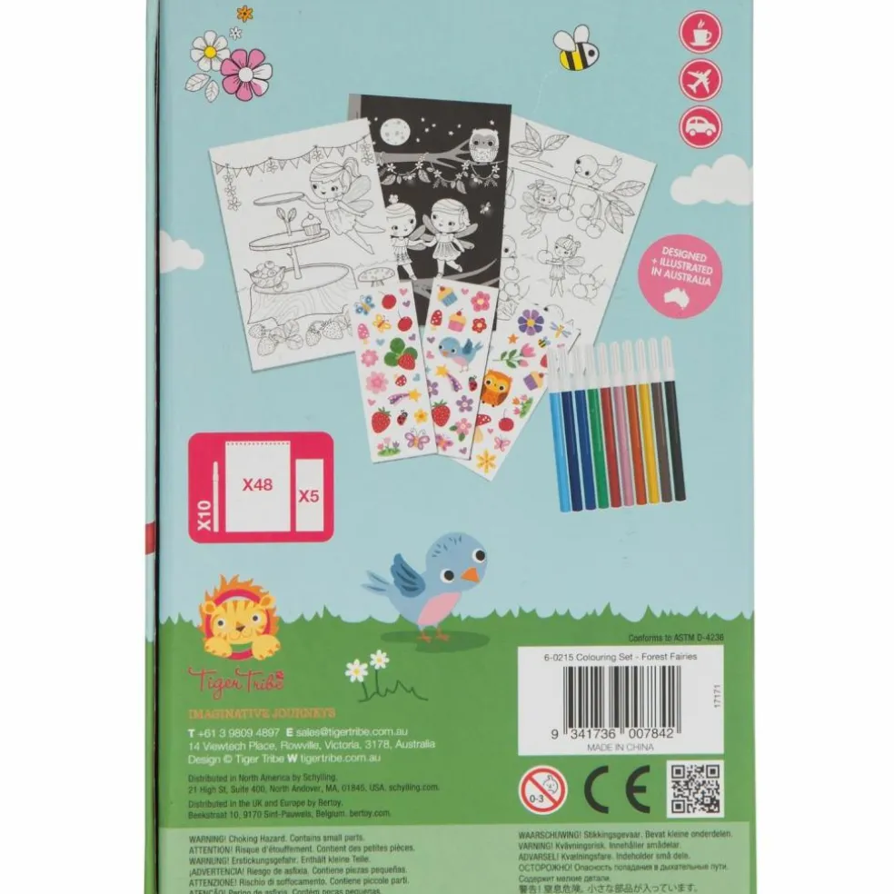 Set de coloriage fées de la forêt