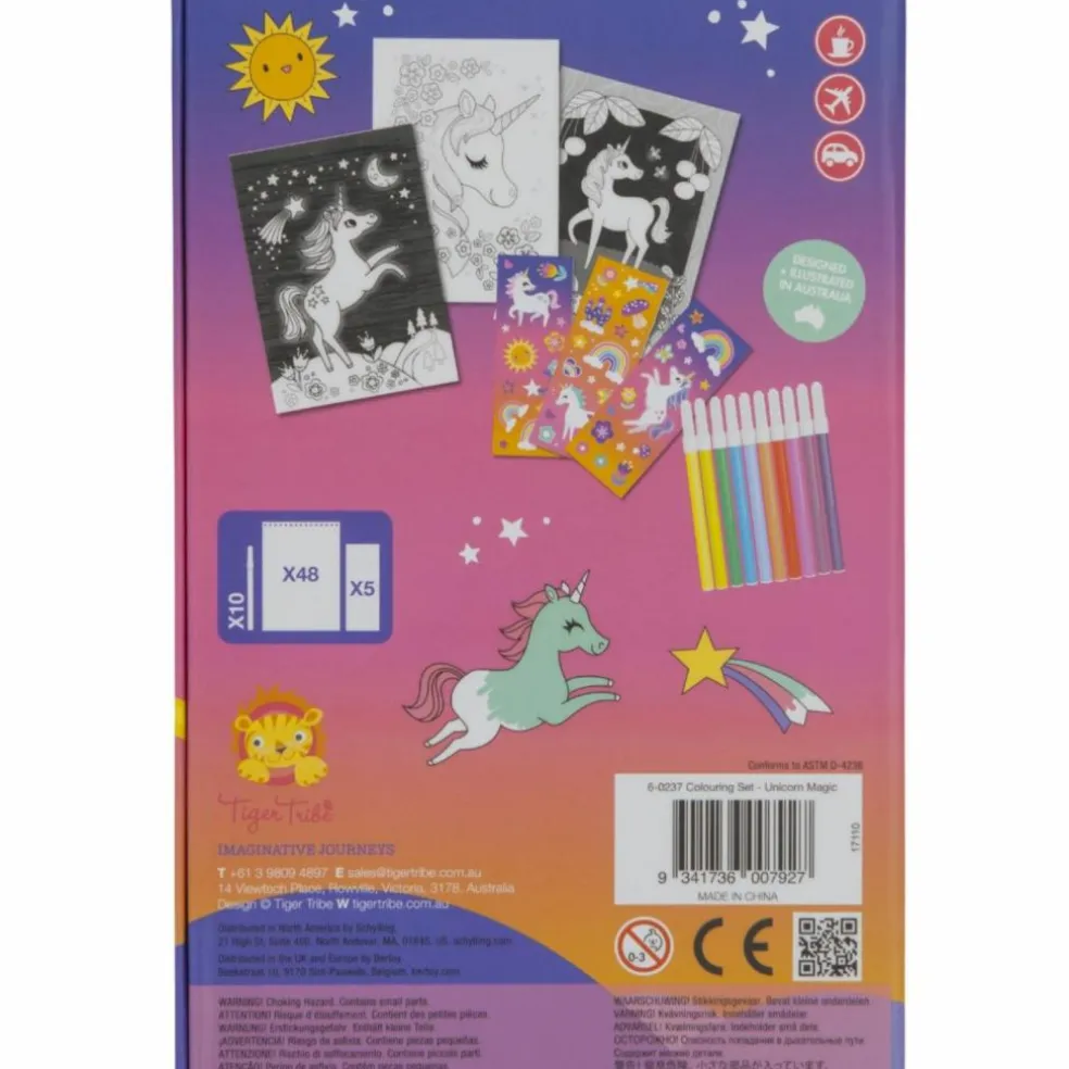 Set de coloriage magie des licornes