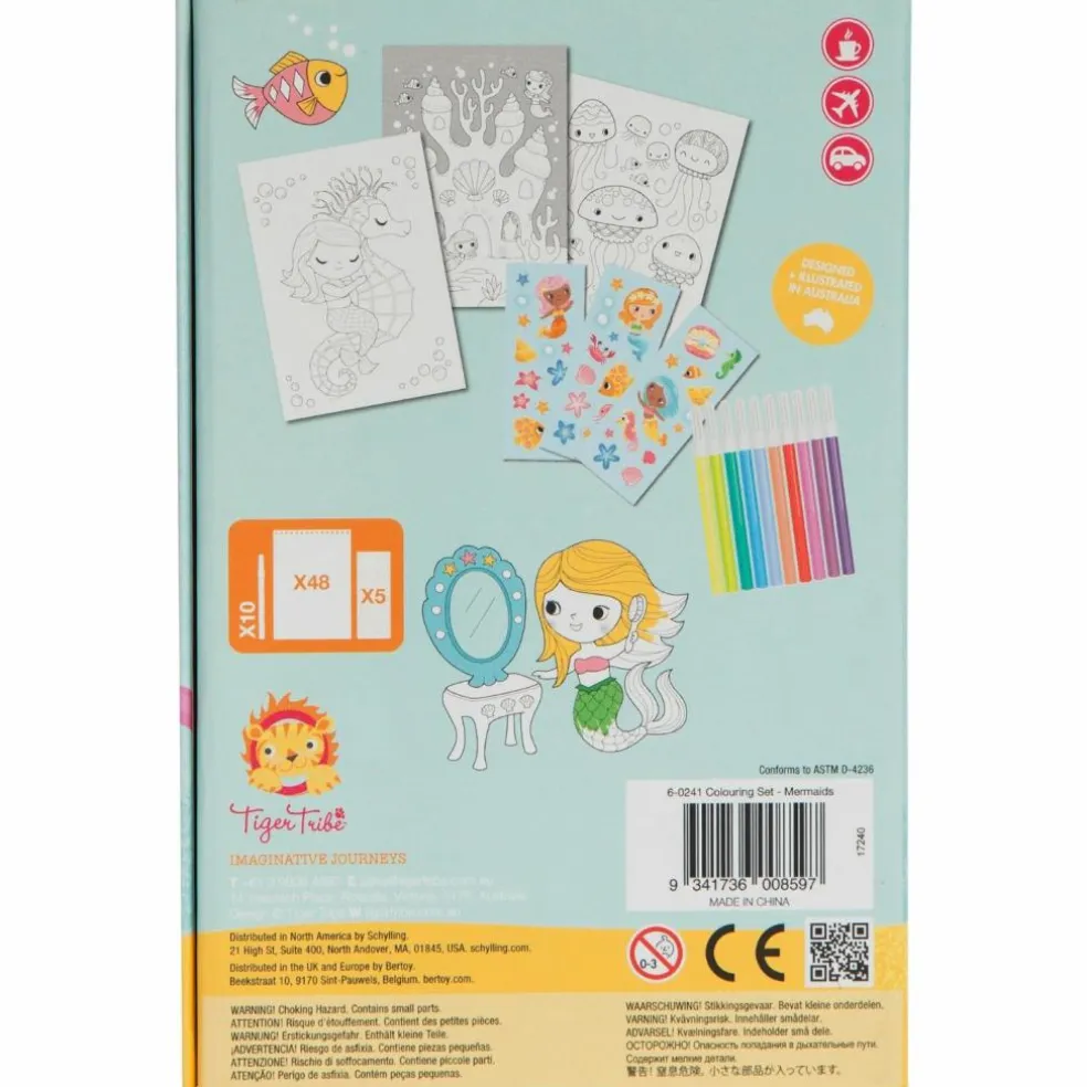 Set de coloriage sirènes