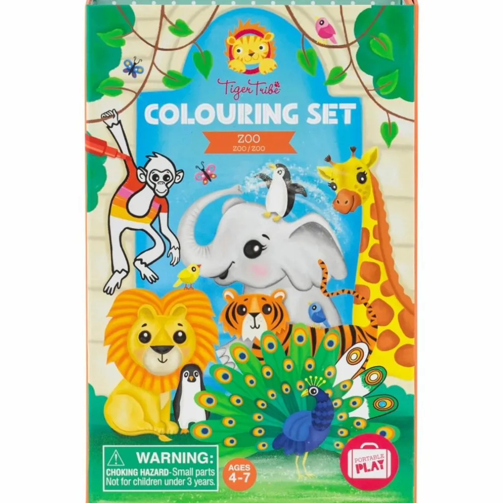 Set de coloriage zoo