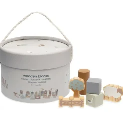 Set de cubes en bois Farm (34 pièces)