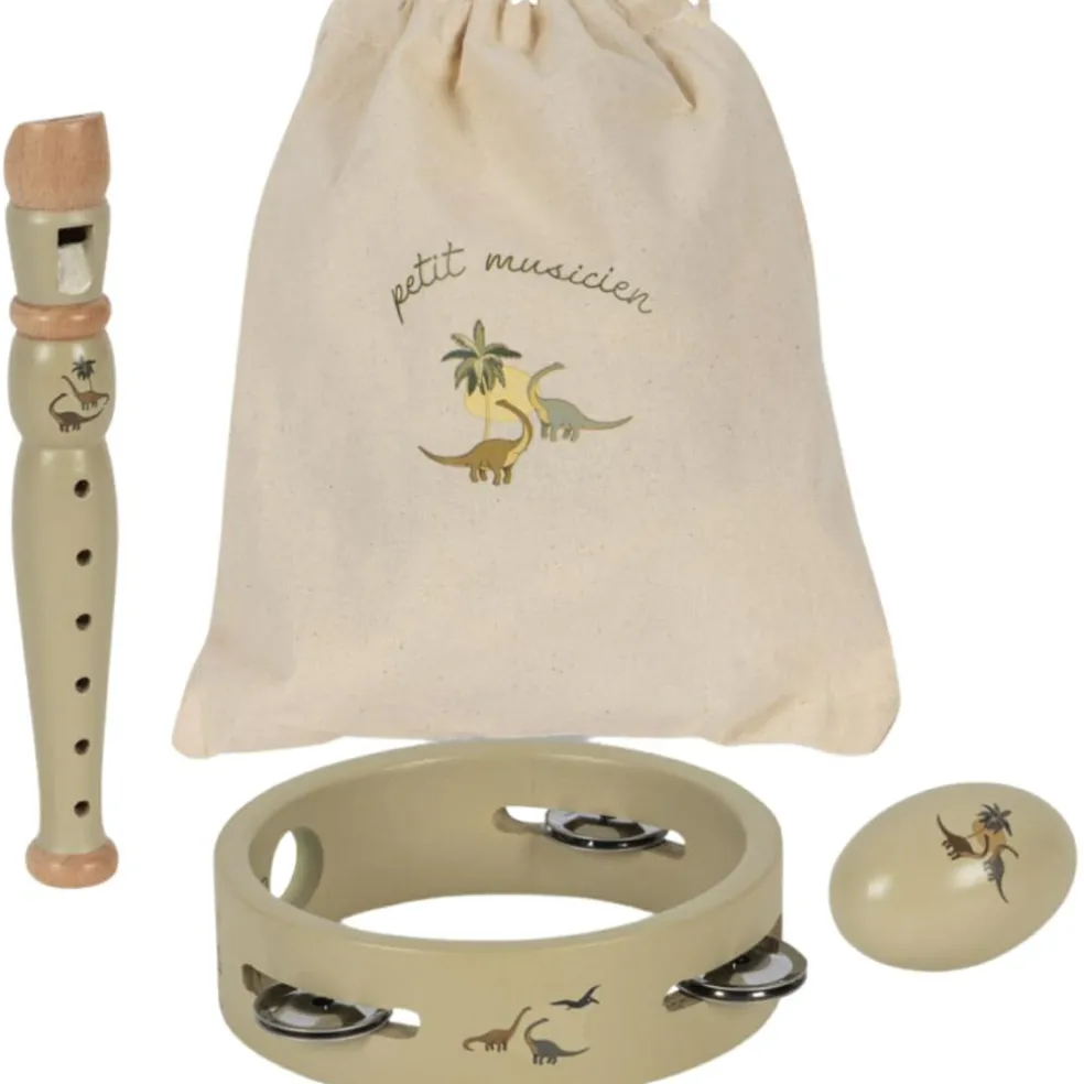 Set de musique en bois Dino