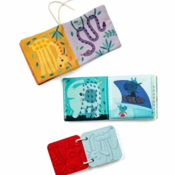 Set de naissance 3 livres sensoriels Jungle