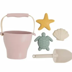 Set de plage rose (5 pièces)