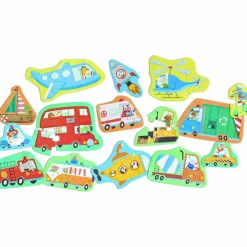 Set de puzzles Les moyens de transport