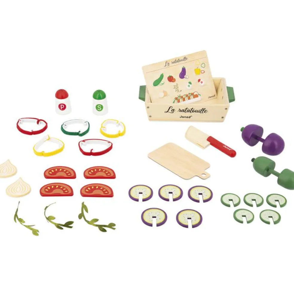 Set de ratatouille en bois
